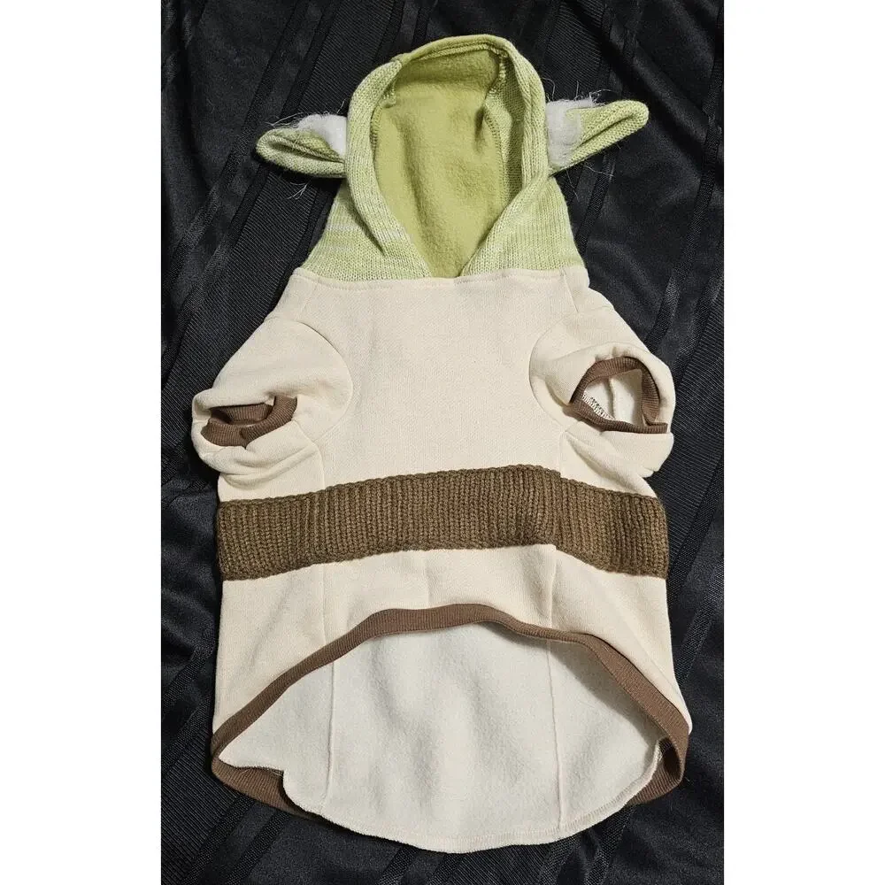 Petco Star Wars Pet Fans Collection Yoda Dog Hoodie Sweater Costume Size L Large